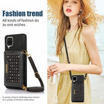 Custodia per telefono in pelle RFID tripla con cordino, For Samsung Galaxy A12, For Samsung Galaxy A13 4G/A13 5G, For Samsung Galaxy A51 4G, For Samsung Galaxy A53 5G, For Samsung Galaxy A52 5G/A52s 5G