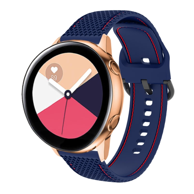 Cinturino in silicone con cuciture bicolore, For Samsung Galaxy Watch5 40mm/44mm / Watch5 Pro