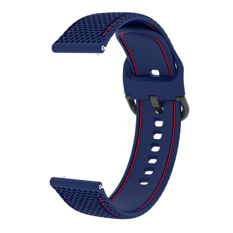 Cinturino in silicone con cuciture bicolore, For Samsung Galaxy Watch5 40mm/44mm / Watch5 Pro