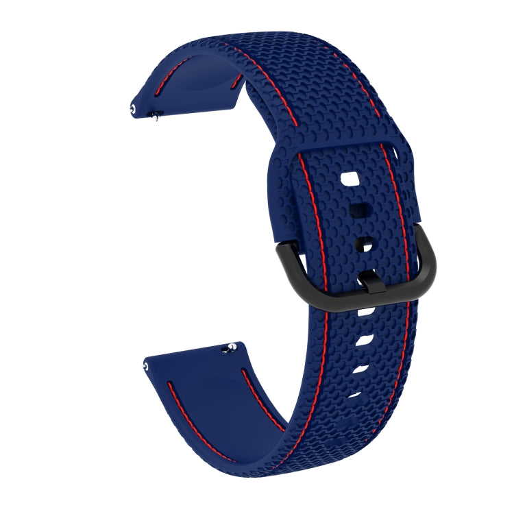 Cinturino in silicone con cuciture bicolore, For Samsung Galaxy Watch5 40mm/44mm / Watch5 Pro
