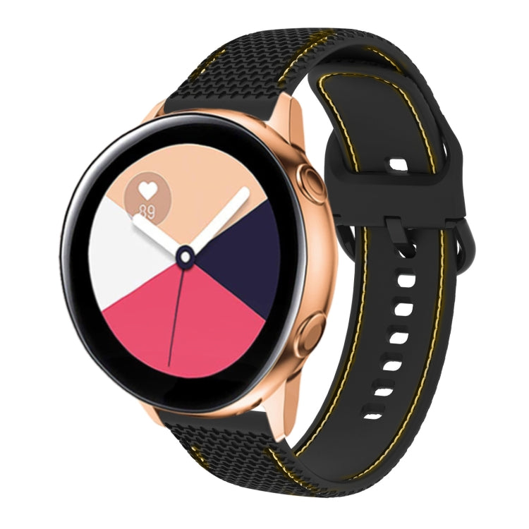 Cinturino in silicone con cuciture bicolore, For Samsung Galaxy Watch5 40mm/44mm / Watch5 Pro