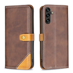 Custodia per telefono in pelle con doppio filo per cucire abbinato, For OPPO A17, For Samsung Galaxy A14 5G, For Samsung Galaxy S23+ 5G, For Samsung Galaxy S23 Ultra 5G, For Samsung Galaxy S23 5G, For Xiaomi 12T / 12T Pro / Redmi K50 Ultra