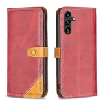 Custodia per telefono in pelle con doppio filo per cucire abbinato, For OPPO A17, For Samsung Galaxy A14 5G, For Samsung Galaxy S23+ 5G, For Samsung Galaxy S23 Ultra 5G, For Samsung Galaxy S23 5G, For Xiaomi 12T / 12T Pro / Redmi K50 Ultra