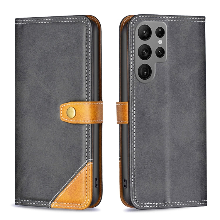 Custodia per telefono in pelle con doppio filo per cucire abbinato, For OPPO A17, For Samsung Galaxy A14 5G, For Samsung Galaxy S23+ 5G, For Samsung Galaxy S23 Ultra 5G, For Samsung Galaxy S23 5G, For Xiaomi 12T / 12T Pro / Redmi K50 Ultra