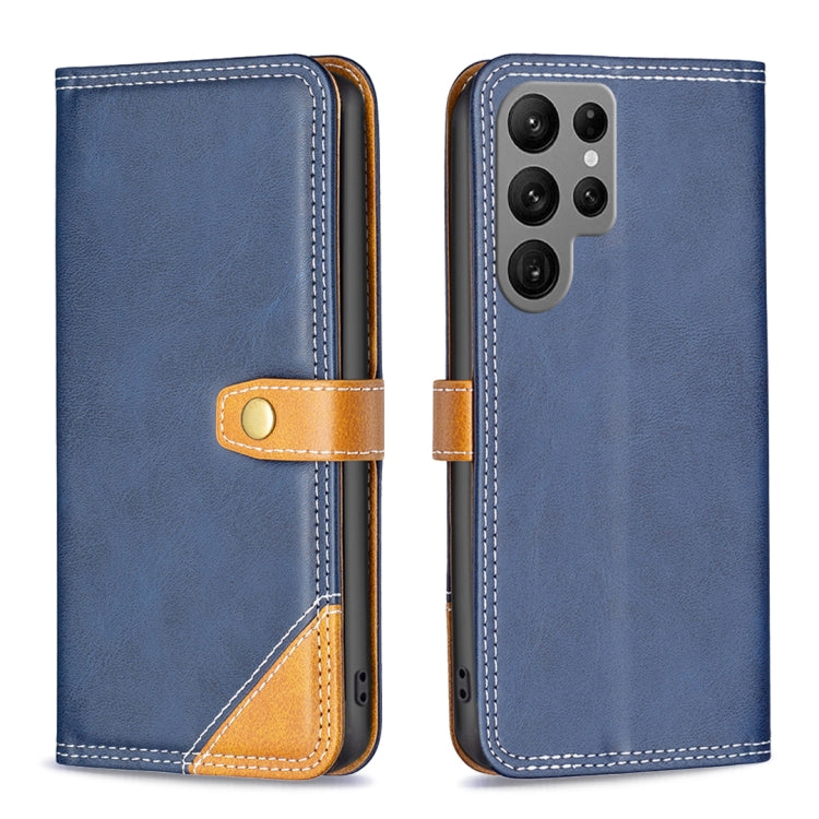 Custodia per telefono in pelle con doppio filo per cucire abbinato, For OPPO A17, For Samsung Galaxy A14 5G, For Samsung Galaxy S23+ 5G, For Samsung Galaxy S23 Ultra 5G, For Samsung Galaxy S23 5G, For Xiaomi 12T / 12T Pro / Redmi K50 Ultra