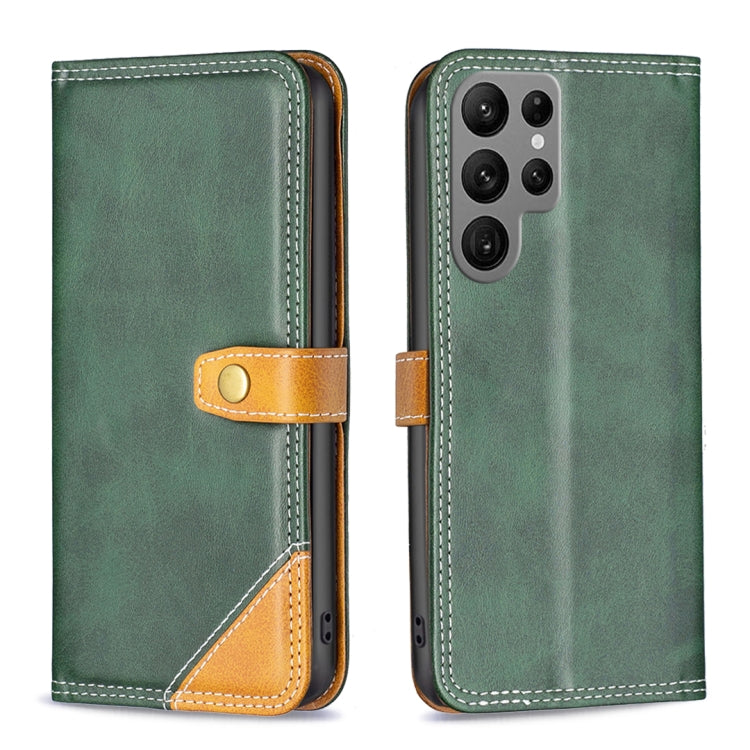 Custodia per telefono in pelle con doppio filo per cucire abbinato, For OPPO A17, For Samsung Galaxy A14 5G, For Samsung Galaxy S23+ 5G, For Samsung Galaxy S23 Ultra 5G, For Samsung Galaxy S23 5G, For Xiaomi 12T / 12T Pro / Redmi K50 Ultra