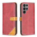 Custodia per telefono in pelle con doppio filo per cucire abbinato, For OPPO A17, For Samsung Galaxy A14 5G, For Samsung Galaxy S23+ 5G, For Samsung Galaxy S23 Ultra 5G, For Samsung Galaxy S23 5G, For Xiaomi 12T / 12T Pro / Redmi K50 Ultra