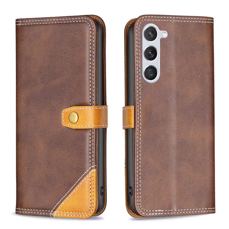 Custodia per telefono in pelle con doppio filo per cucire abbinato, For OPPO A17, For Samsung Galaxy A14 5G, For Samsung Galaxy S23+ 5G, For Samsung Galaxy S23 Ultra 5G, For Samsung Galaxy S23 5G, For Xiaomi 12T / 12T Pro / Redmi K50 Ultra