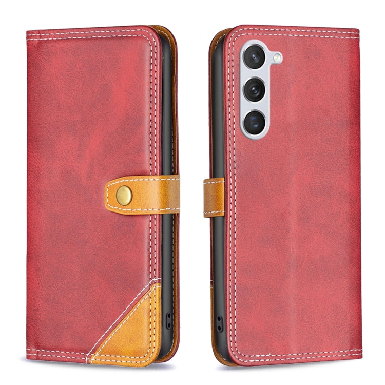 Custodia per telefono in pelle con doppio filo per cucire abbinato, For OPPO A17, For Samsung Galaxy A14 5G, For Samsung Galaxy S23+ 5G, For Samsung Galaxy S23 Ultra 5G, For Samsung Galaxy S23 5G, For Xiaomi 12T / 12T Pro / Redmi K50 Ultra