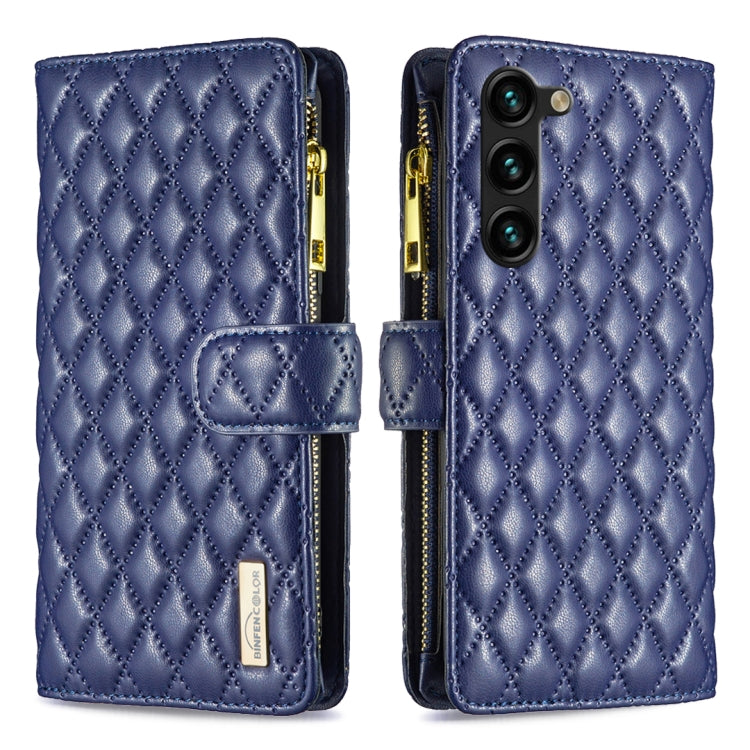 Custodia per cellulare a conchiglia in pelle con portafoglio con cerniera Diamond Lattice, For Samsung Galaxy A14 5G, For Samsung Galaxy S23+ 5G, For Samsung Galaxy S23 Ultra 5G, For Samsung Galaxy S23 5G