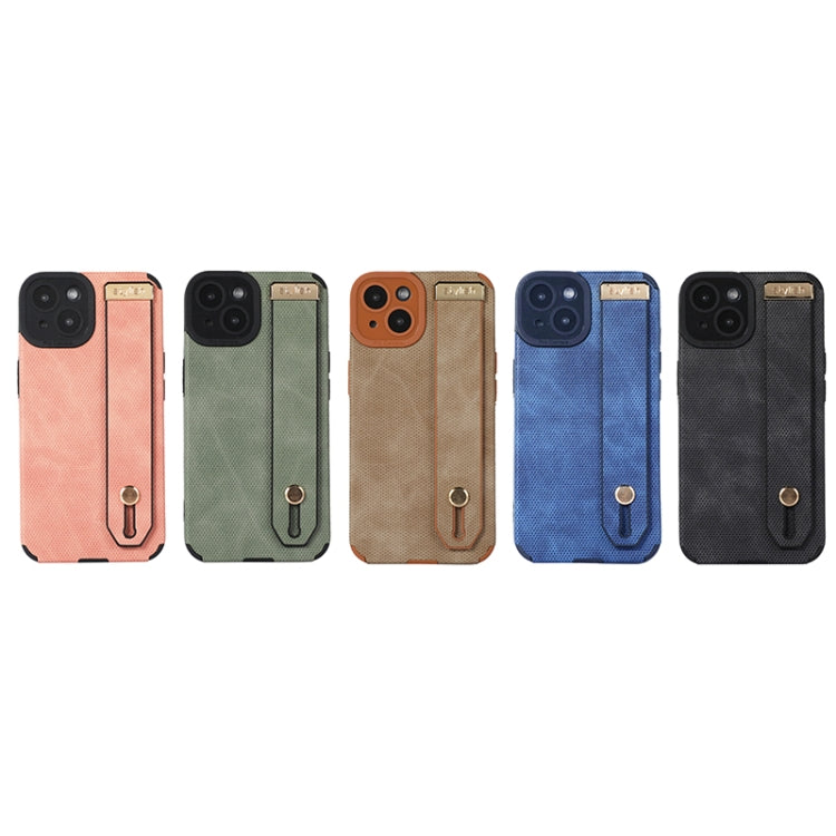 Custodia in pelle e TPU con cinturino per iPhone 14 e 13