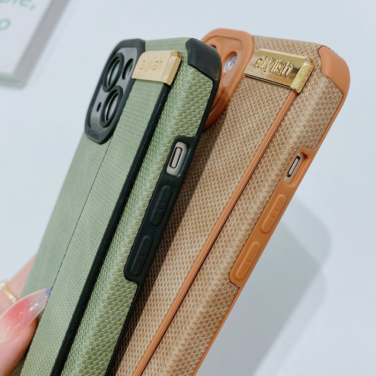 Custodia in pelle e TPU con cinturino per iPhone 14 e 13