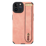 Custodia in pelle e TPU con cinturino per iPhone 14 e 13