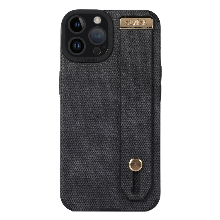 Custodia in pelle e TPU con cinturino per iPhone 14 e 13