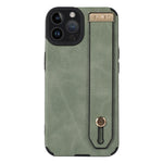 Custodia in pelle e TPU con cinturino per iPhone 14 e 13