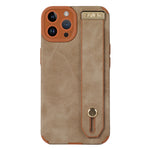 Custodia in pelle e TPU con cinturino per iPhone 14 e 13