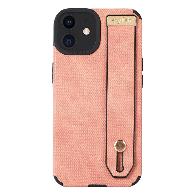 Custodia per telefono in pelle TPU con cinturino da polso, For iPhone 11, For iPhone 11 Pro Max