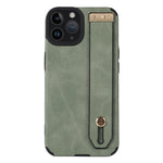 Custodia per telefono in pelle TPU con cinturino da polso, For iPhone 11, For iPhone 11 Pro Max