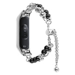 Cinturino metallo doppia perla per Xiaomi Mi Band 3/4/5/6/7