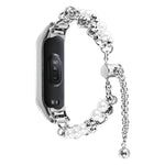 Cinturino metallo doppia perla per Xiaomi Mi Band 3/4/5/6/7