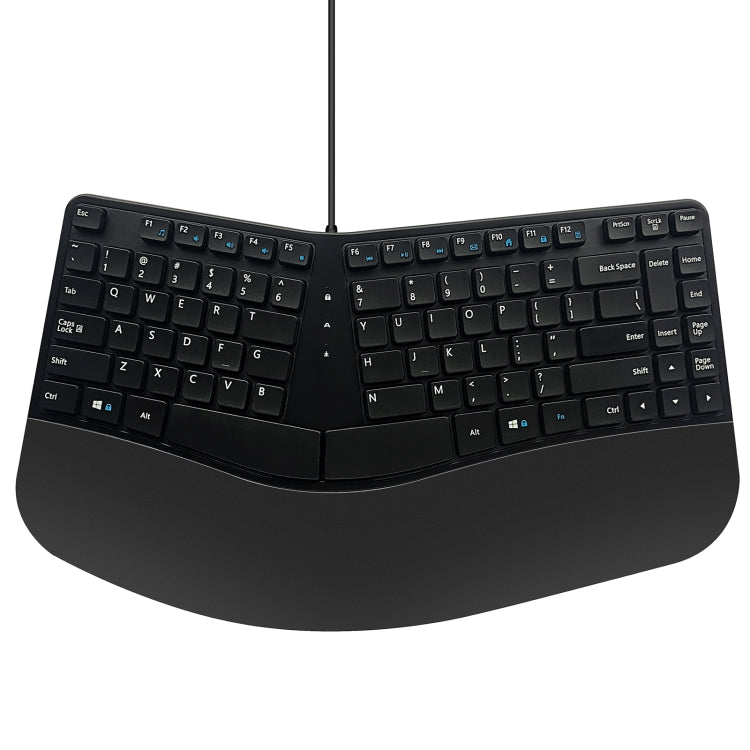 Tastiera ergonomica cablata divisa 390B a 87 tasti