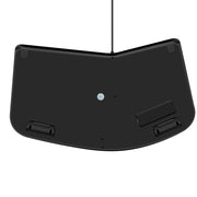 Tastiera ergonomica cablata divisa 390B a 87 tasti