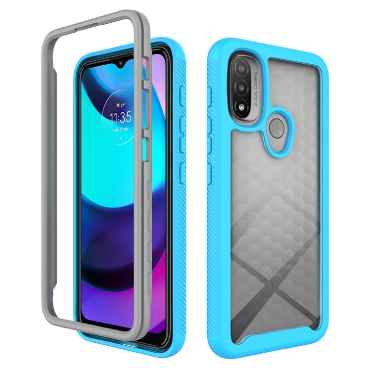 Custodia per telefono PC trasparente in TPU tinta unita cielo stellato, For Motorola Moto E20, For Motorola Moto Edge 2022, For Motorola Moto Edge 30, For Motorola Moto G22 / E32