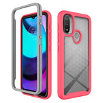 Custodia per telefono PC trasparente in TPU tinta unita cielo stellato, For Motorola Moto E20, For Motorola Moto Edge 2022, For Motorola Moto Edge 30, For Motorola Moto G22 / E32