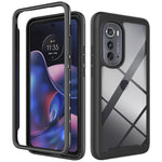 Custodia per telefono PC trasparente in TPU tinta unita cielo stellato, For Motorola Moto E20, For Motorola Moto Edge 2022, For Motorola Moto Edge 30, For Motorola Moto G22 / E32