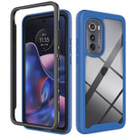 Custodia per telefono PC trasparente in TPU tinta unita cielo stellato, For Motorola Moto E20, For Motorola Moto Edge 2022, For Motorola Moto Edge 30, For Motorola Moto G22 / E32