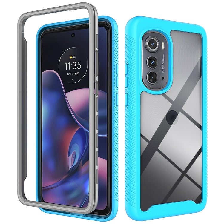 Custodia per telefono PC trasparente in TPU tinta unita cielo stellato, For Motorola Moto E20, For Motorola Moto Edge 2022, For Motorola Moto Edge 30, For Motorola Moto G22 / E32