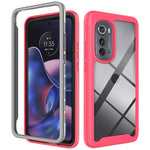 Custodia per telefono PC trasparente in TPU tinta unita cielo stellato, For Motorola Moto E20, For Motorola Moto Edge 2022, For Motorola Moto Edge 30, For Motorola Moto G22 / E32