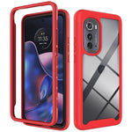 Custodia per telefono PC trasparente in TPU tinta unita cielo stellato, For Motorola Moto E20, For Motorola Moto Edge 2022, For Motorola Moto Edge 30, For Motorola Moto G22 / E32