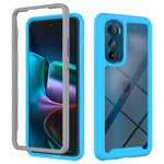 Custodia per telefono PC trasparente in TPU tinta unita cielo stellato, For Motorola Moto E20, For Motorola Moto Edge 2022, For Motorola Moto Edge 30, For Motorola Moto G22 / E32