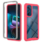Custodia per telefono PC trasparente in TPU tinta unita cielo stellato, For Motorola Moto E20, For Motorola Moto Edge 2022, For Motorola Moto Edge 30, For Motorola Moto G22 / E32