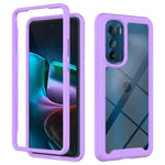 Custodia per telefono PC trasparente in TPU tinta unita cielo stellato, For Motorola Moto E20, For Motorola Moto Edge 2022, For Motorola Moto Edge 30, For Motorola Moto G22 / E32
