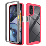 Custodia per telefono PC trasparente in TPU tinta unita cielo stellato, For Motorola Moto E20, For Motorola Moto Edge 2022, For Motorola Moto Edge 30, For Motorola Moto G22 / E32