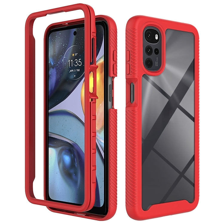 Custodia per telefono PC trasparente in TPU tinta unita cielo stellato, For Motorola Moto E20, For Motorola Moto Edge 2022, For Motorola Moto Edge 30, For Motorola Moto G22 / E32