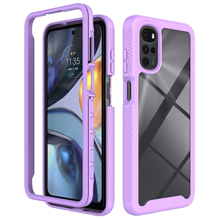 Custodia per telefono PC trasparente in TPU tinta unita cielo stellato, For Motorola Moto E20, For Motorola Moto Edge 2022, For Motorola Moto Edge 30, For Motorola Moto G22 / E32