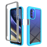 Custodia per telefono PC trasparente in TPU tinta unita cielo stellato, For Motorola Moto G31 / G41, For Motorola Moto G32, For Motorola Moto G42, For Motorola Moto G51 5G