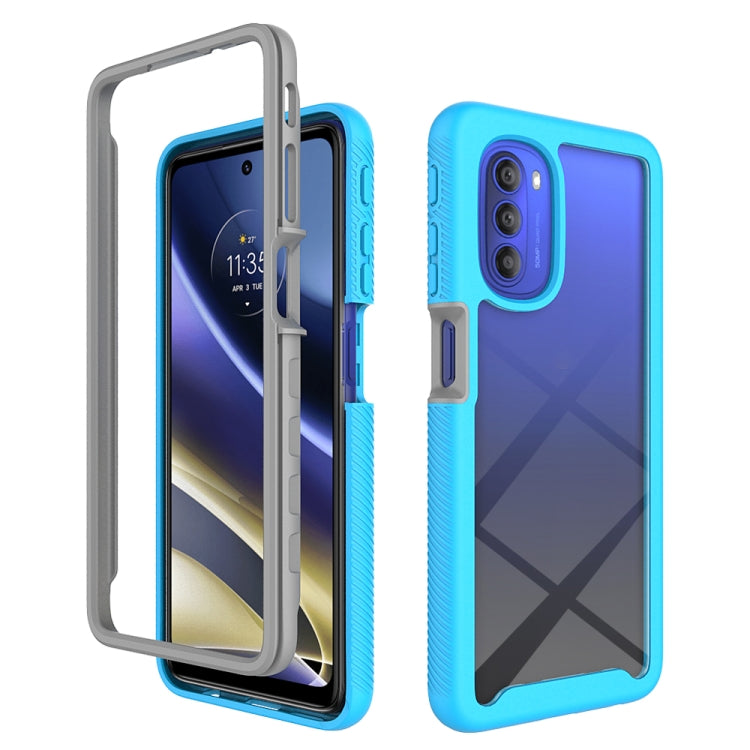 Custodia per telefono PC trasparente in TPU tinta unita cielo stellato, For Motorola Moto G31 / G41, For Motorola Moto G32, For Motorola Moto G42, For Motorola Moto G51 5G
