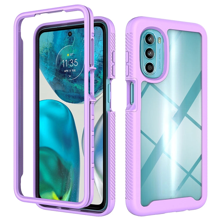 Custodia per telefono PC trasparente in TPU tinta unita cielo stellato, For Motorola Moto G52 / G82, For Motorola Moto G60, For Motorola Moto G71 5G, For Motorola Moto G200 5G