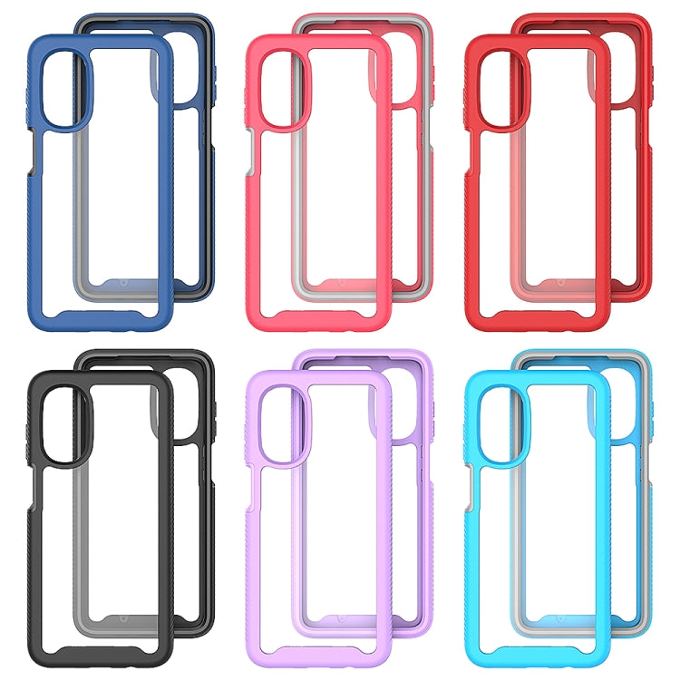 Custodia per telefono PC trasparente in TPU tinta unita cielo stellato, For Motorola Moto G52 / G82, For Motorola Moto G60, For Motorola Moto G71 5G, For Motorola Moto G200 5G