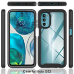 Custodia per telefono PC trasparente in TPU tinta unita cielo stellato, For Motorola Moto G52 / G82, For Motorola Moto G60, For Motorola Moto G71 5G, For Motorola Moto G200 5G