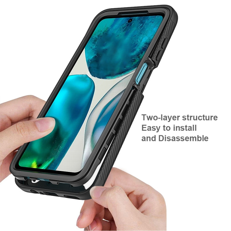Custodia per telefono PC trasparente in TPU tinta unita cielo stellato, For Motorola Moto G52 / G82, For Motorola Moto G60, For Motorola Moto G71 5G, For Motorola Moto G200 5G