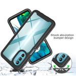 Custodia per telefono PC trasparente in TPU tinta unita cielo stellato, For Motorola Moto G52 / G82, For Motorola Moto G60, For Motorola Moto G71 5G, For Motorola Moto G200 5G