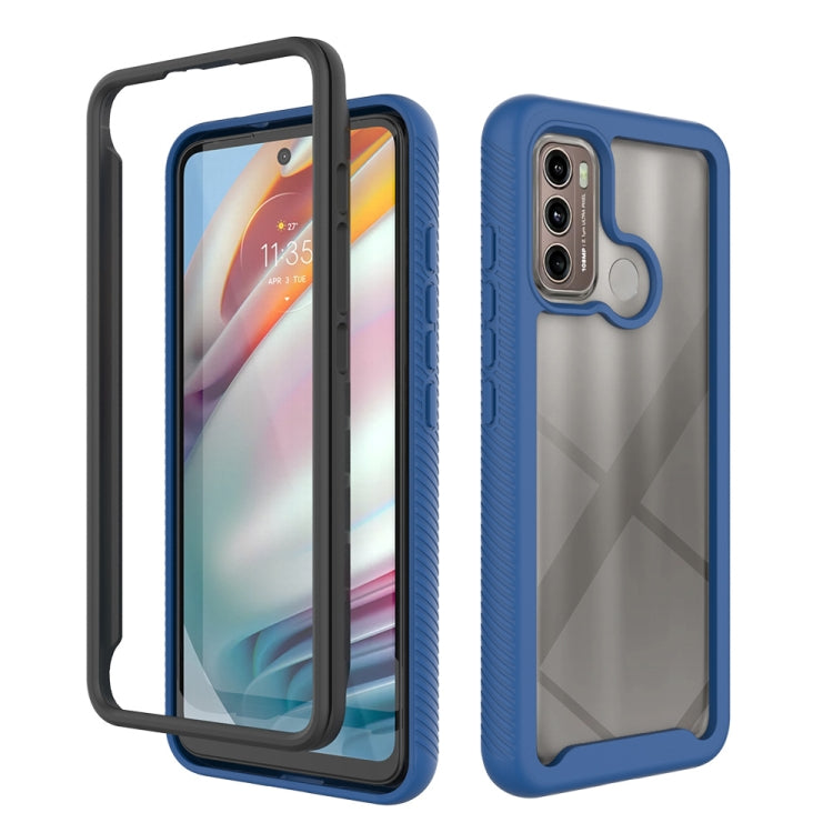 Custodia per telefono PC trasparente in TPU tinta unita cielo stellato, For Motorola Moto G52 / G82, For Motorola Moto G60, For Motorola Moto G71 5G, For Motorola Moto G200 5G