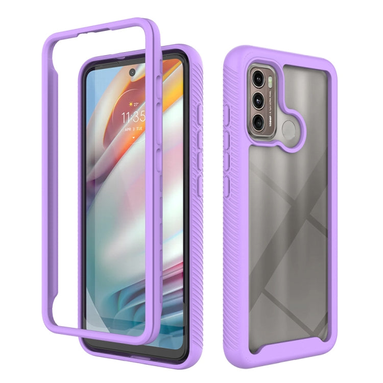 Custodia per telefono PC trasparente in TPU tinta unita cielo stellato, For Motorola Moto G52 / G82, For Motorola Moto G60, For Motorola Moto G71 5G, For Motorola Moto G200 5G