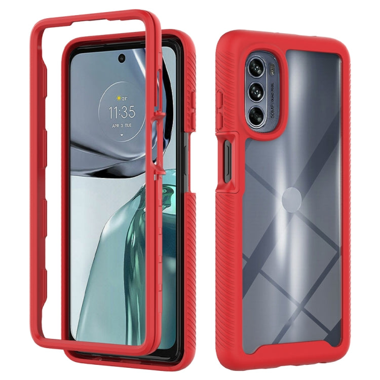 Custodia per telefono PC trasparente in TPU tinta unita cielo stellato, For Motorola Moto G62 5G, For Motorola Moto G100 / Edge S