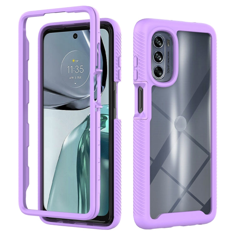 Custodia per telefono PC trasparente in TPU tinta unita cielo stellato, For Motorola Moto G62 5G, For Motorola Moto G100 / Edge S